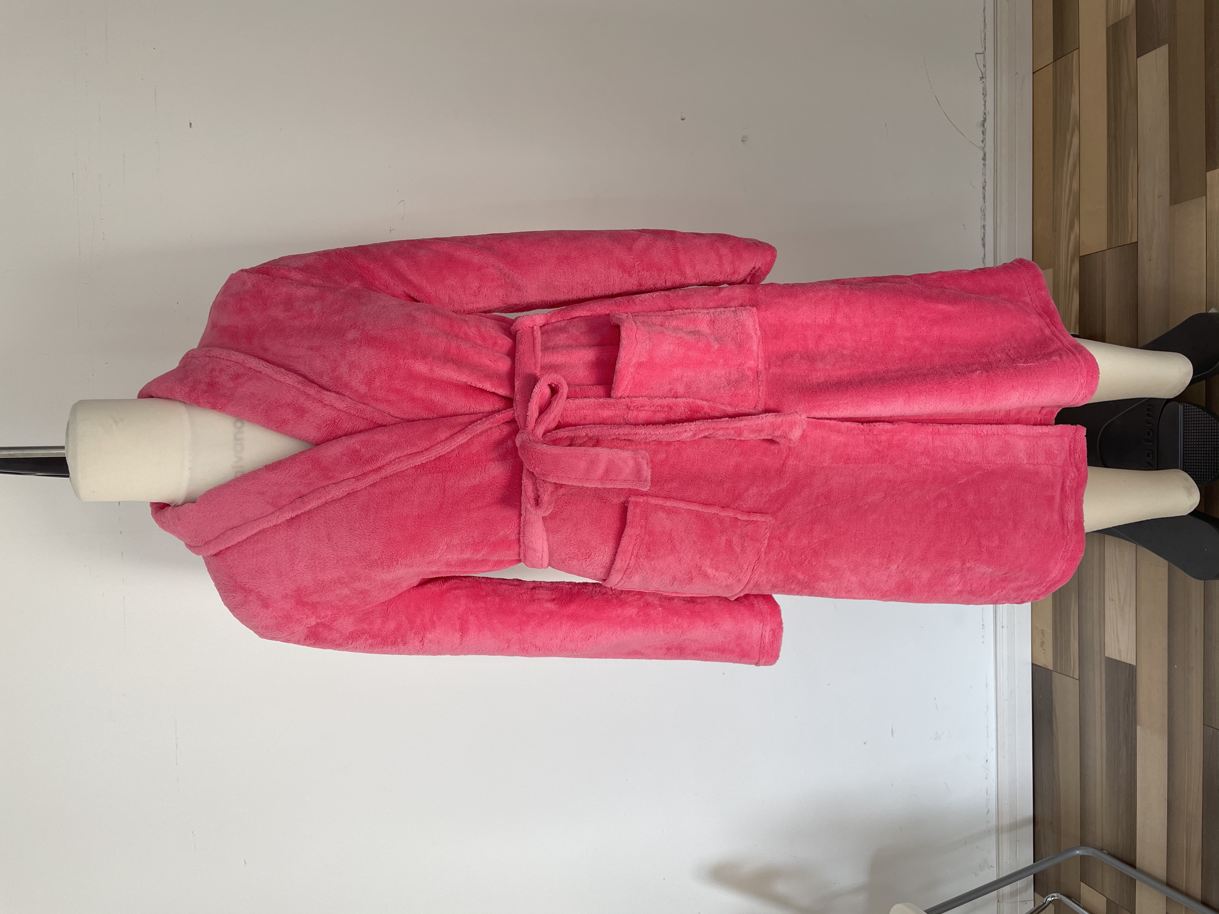 Ladies Coral fleece Shawl collar Robe