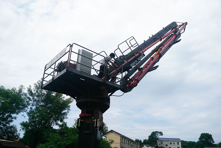 hydraulic concrete placing boom 28m