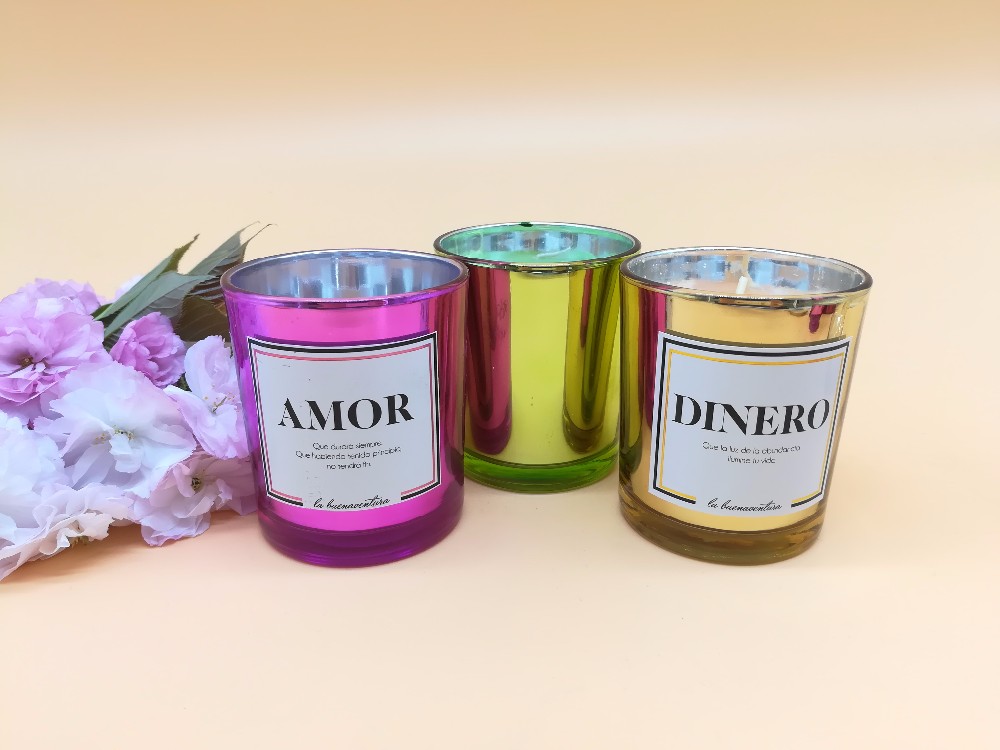 Electroplating candle---with customized packages