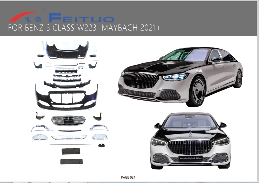 W223 21 Maybach Body Kit