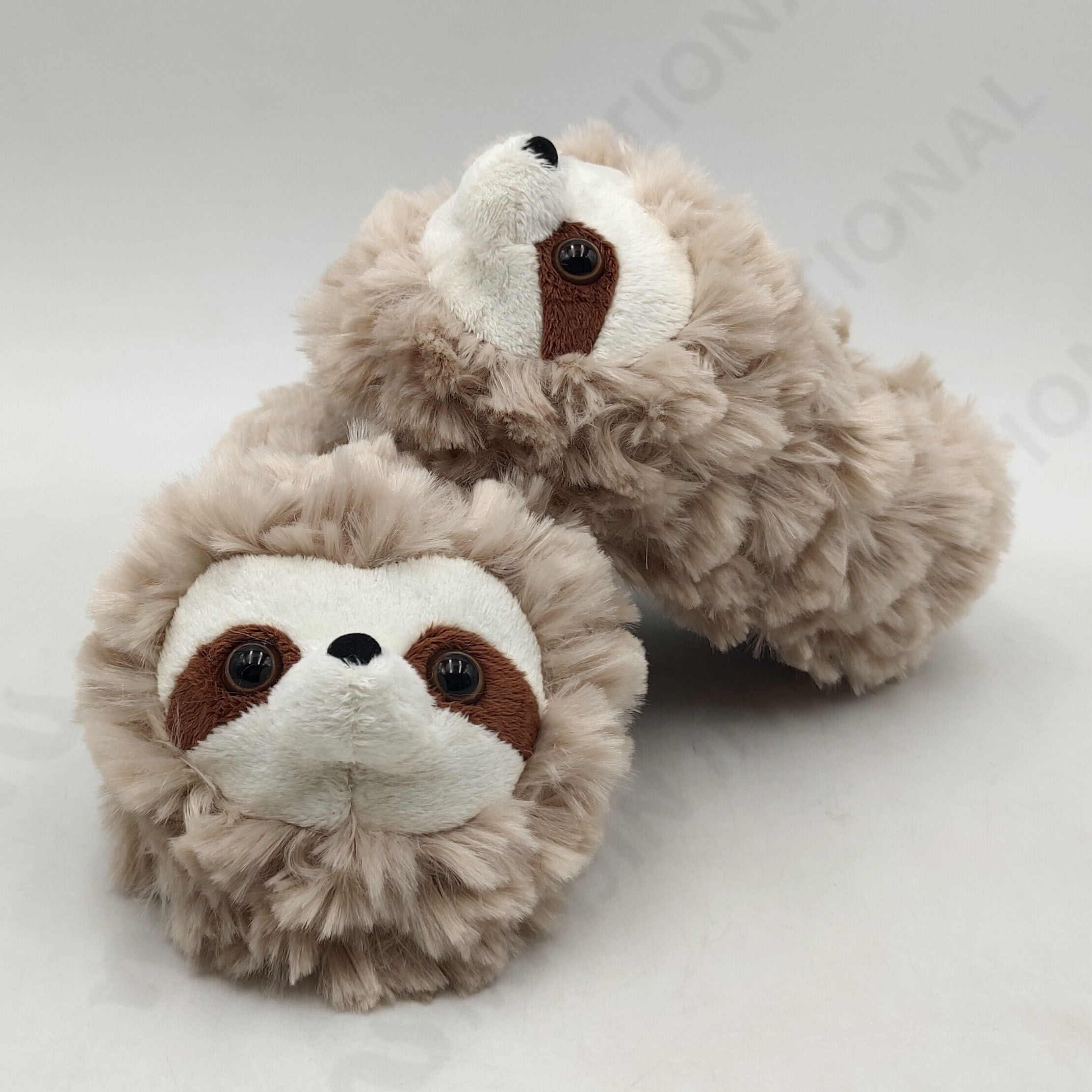 Custom fashion hot sale High quality soft stuffed plush toy cute sloth slipper