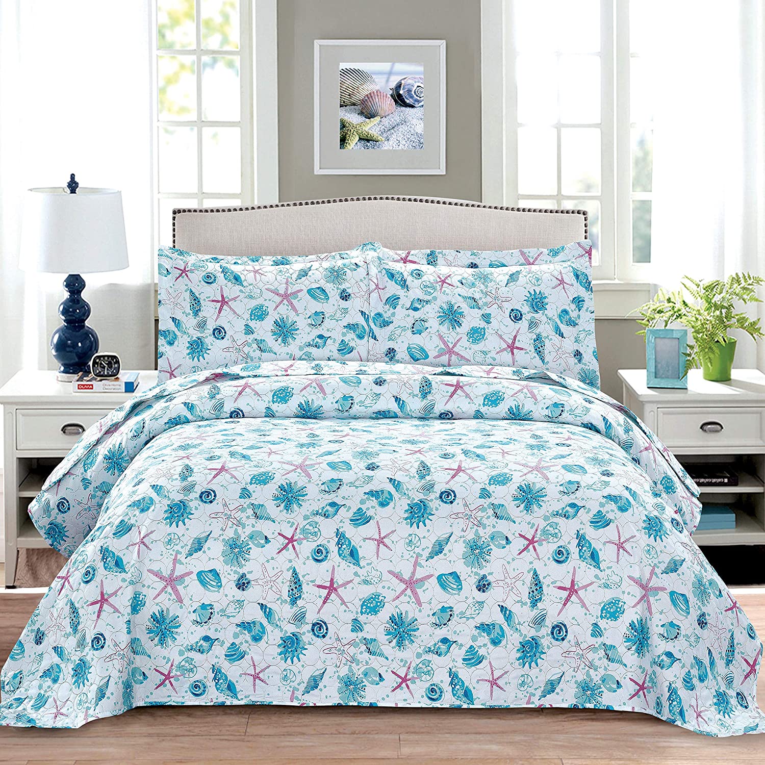 Hot sale 2021 patchwork polyester quilted bedspread custom Untralsonic Microfiber bedspread sets for sale