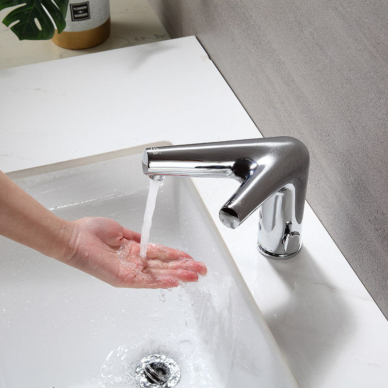 Sensor faucet with soap dispensor