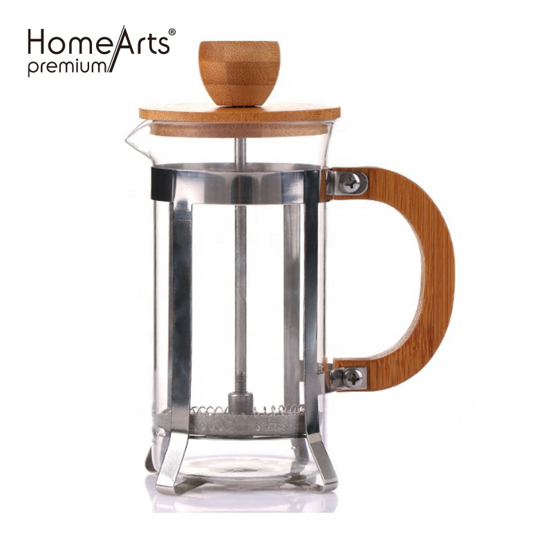 Stainless steel French press tea flusher