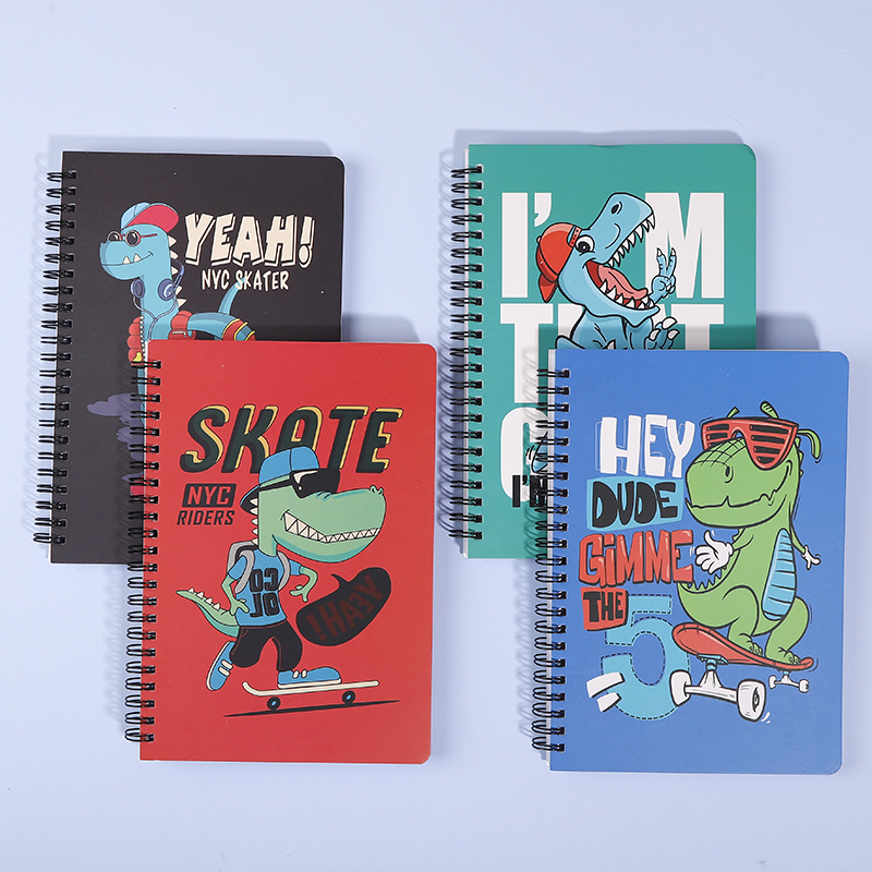 MIKIREI BX-4142 Hot sale dinosaur cartoon design spiral notebook