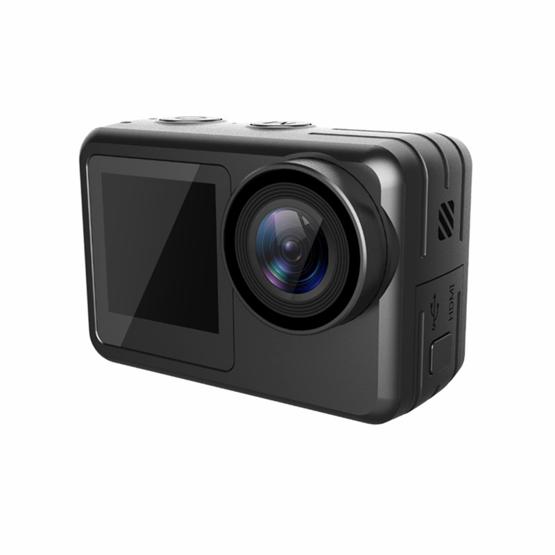 HDKing FS01A-4 Icatch V39 Real 4K Dual Screen Anti-shake Body Waterproof Action Camera