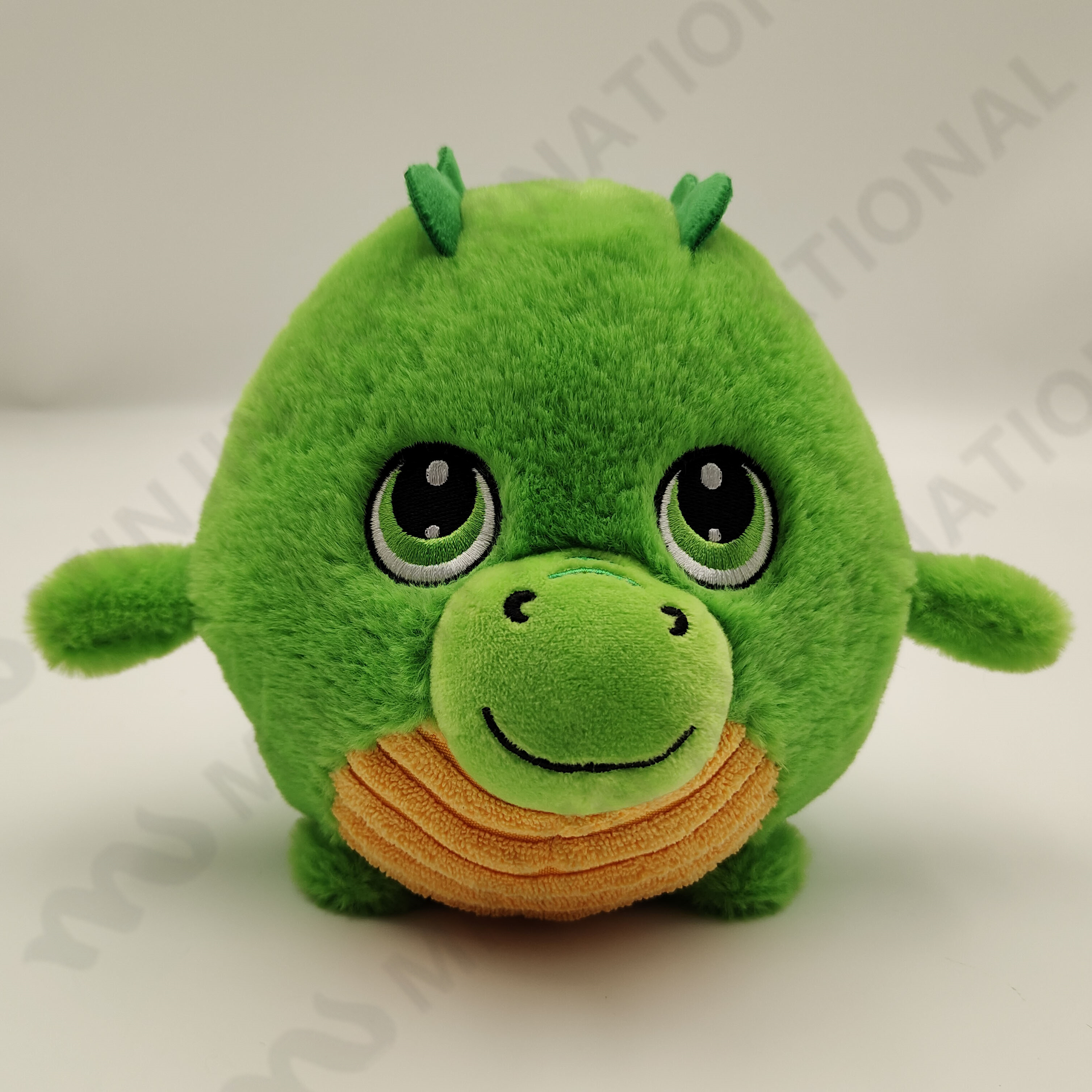 Custom fashion hot sale High quality soft stuffed plush toy cute round alligator
