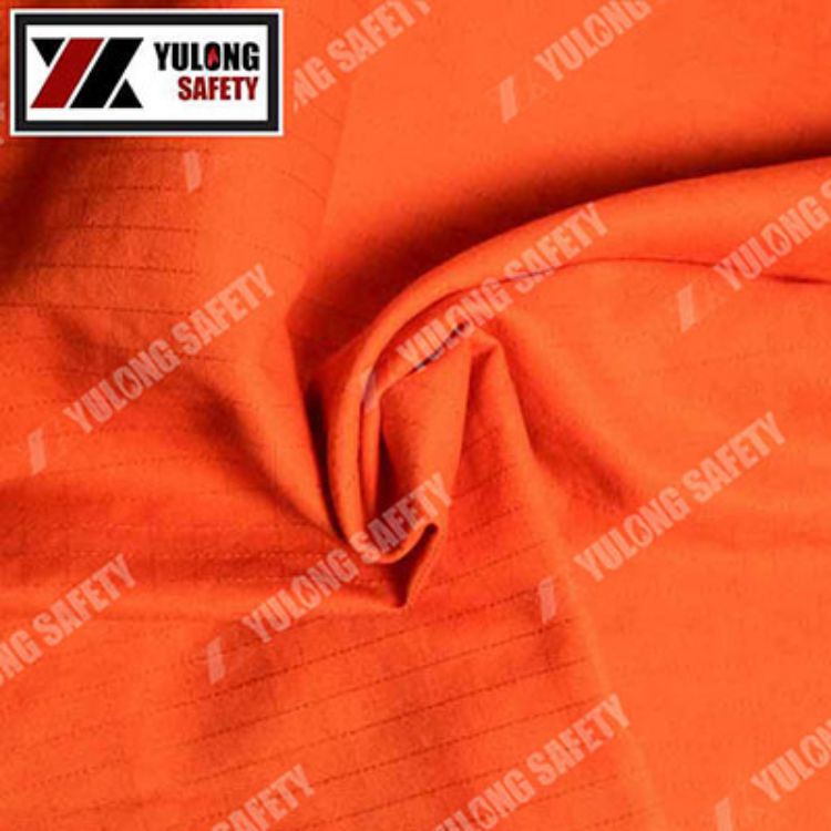 Cotton satin antistatic flame retardant fabric