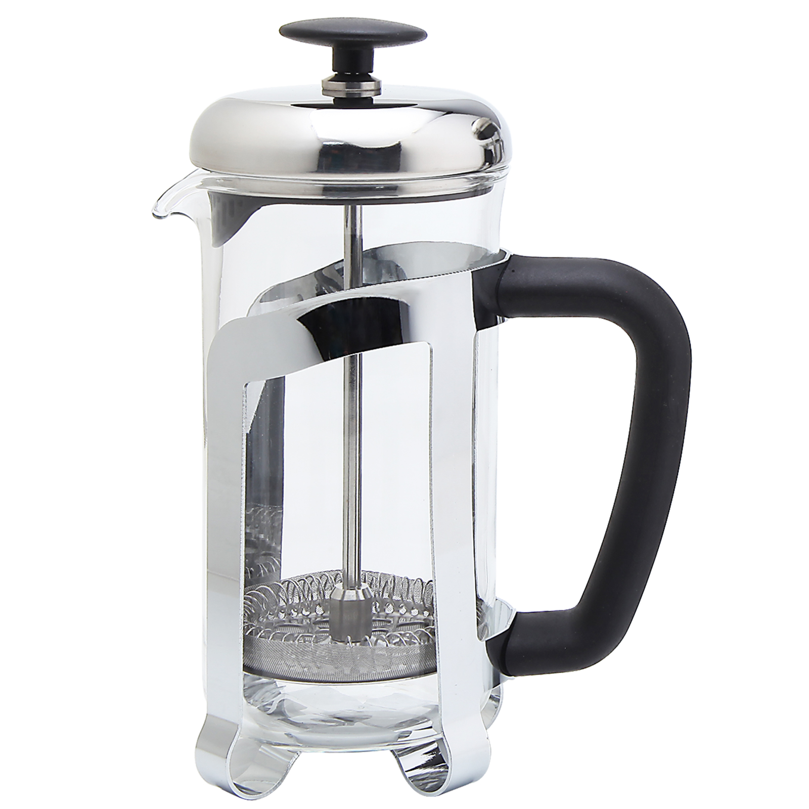 French press coffee tea maker coffee pot heat resistant borosilicate glass coffee plunger cafetiere