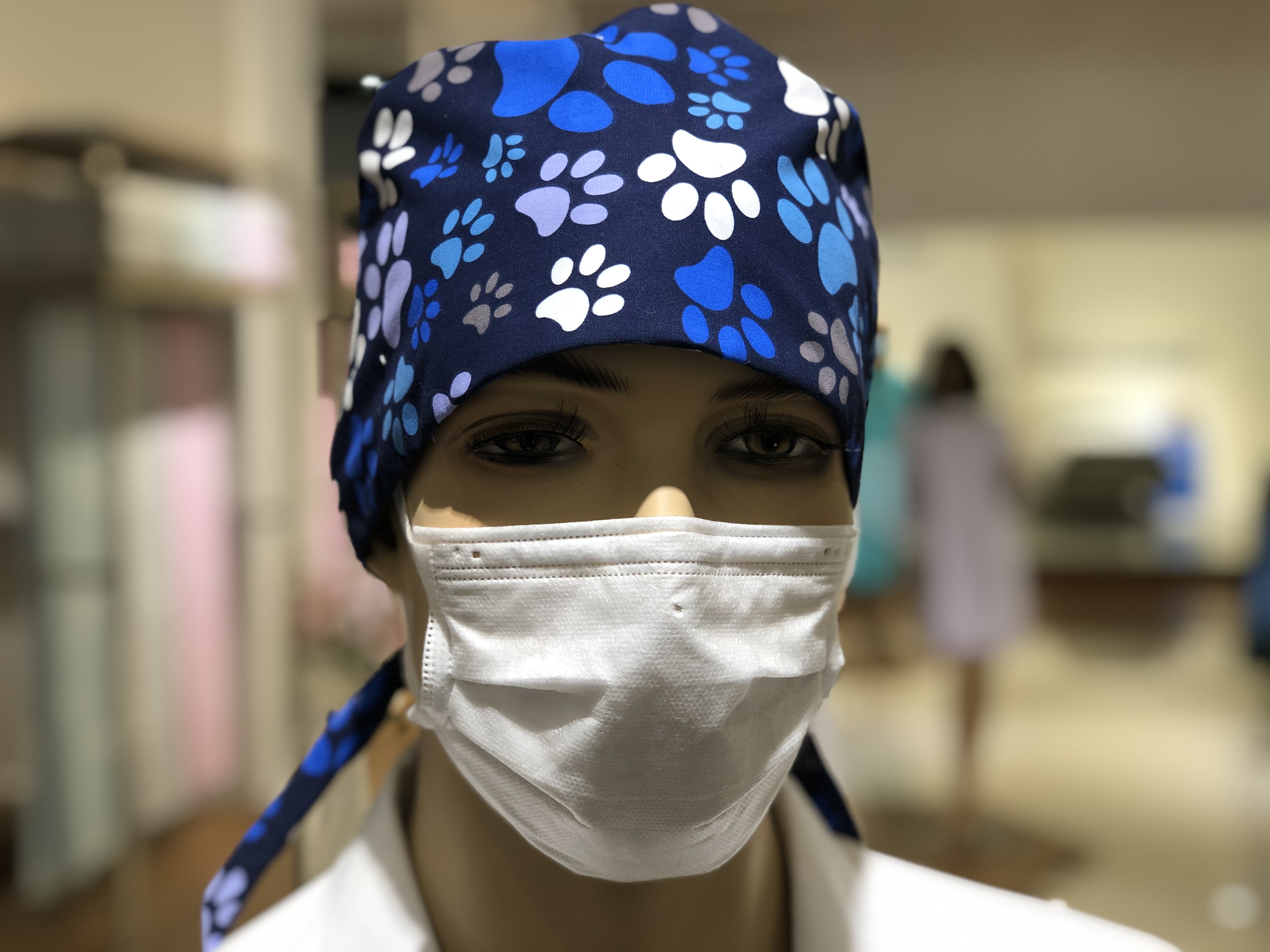 hospital printed comfortable surgical caps