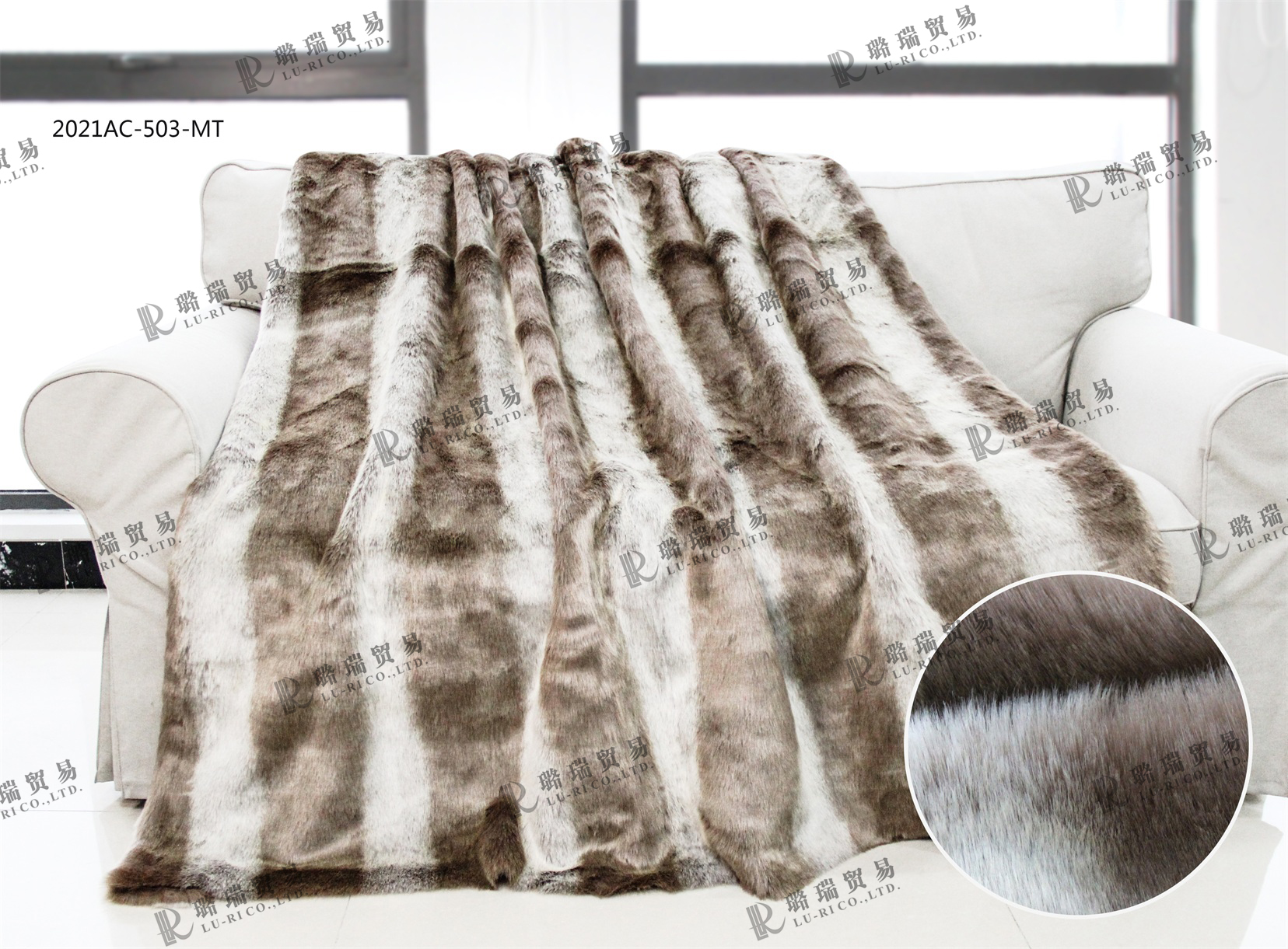 Faux Fur Throw