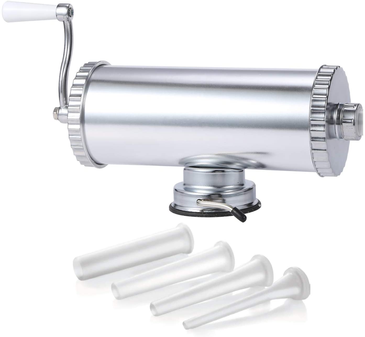 Sausage Stuffer Horizontal Kitchen Machine Aluminum Meat Stuffing Maker Kit