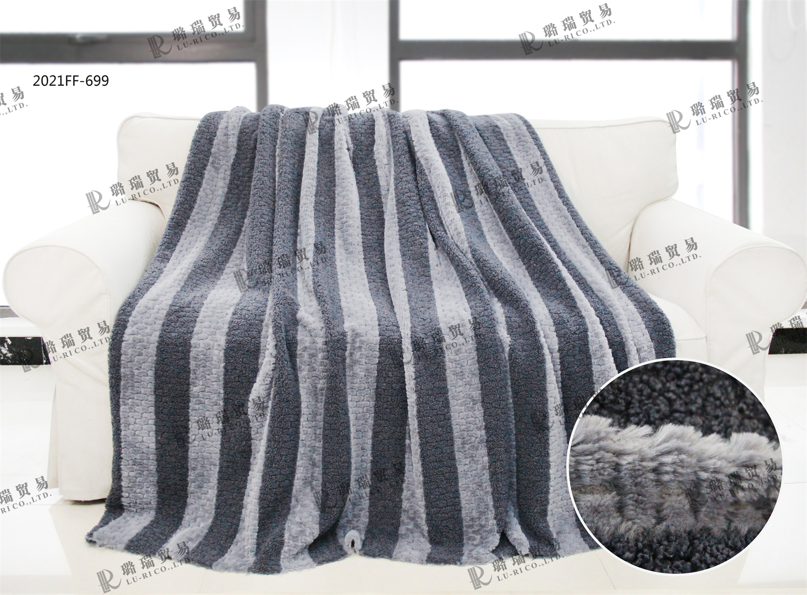 Rabbit Fur Throw