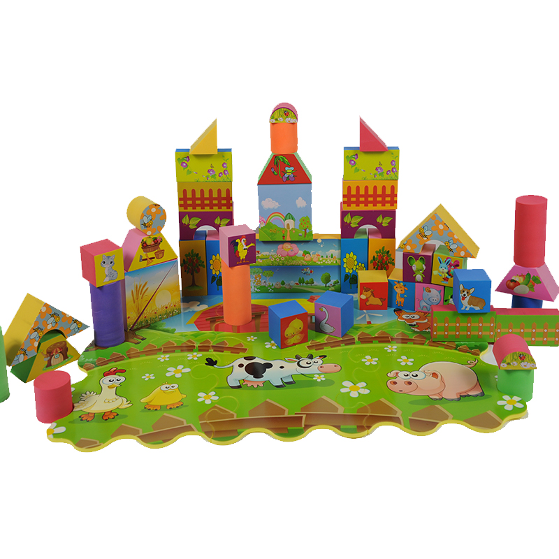Surf Print Eva Building Block