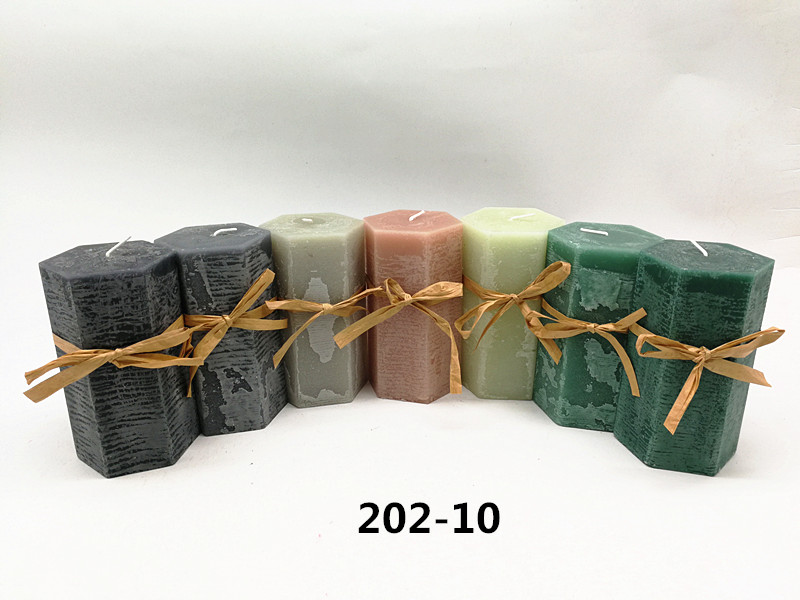Candles, gift candle, pillar candle, rust candle,