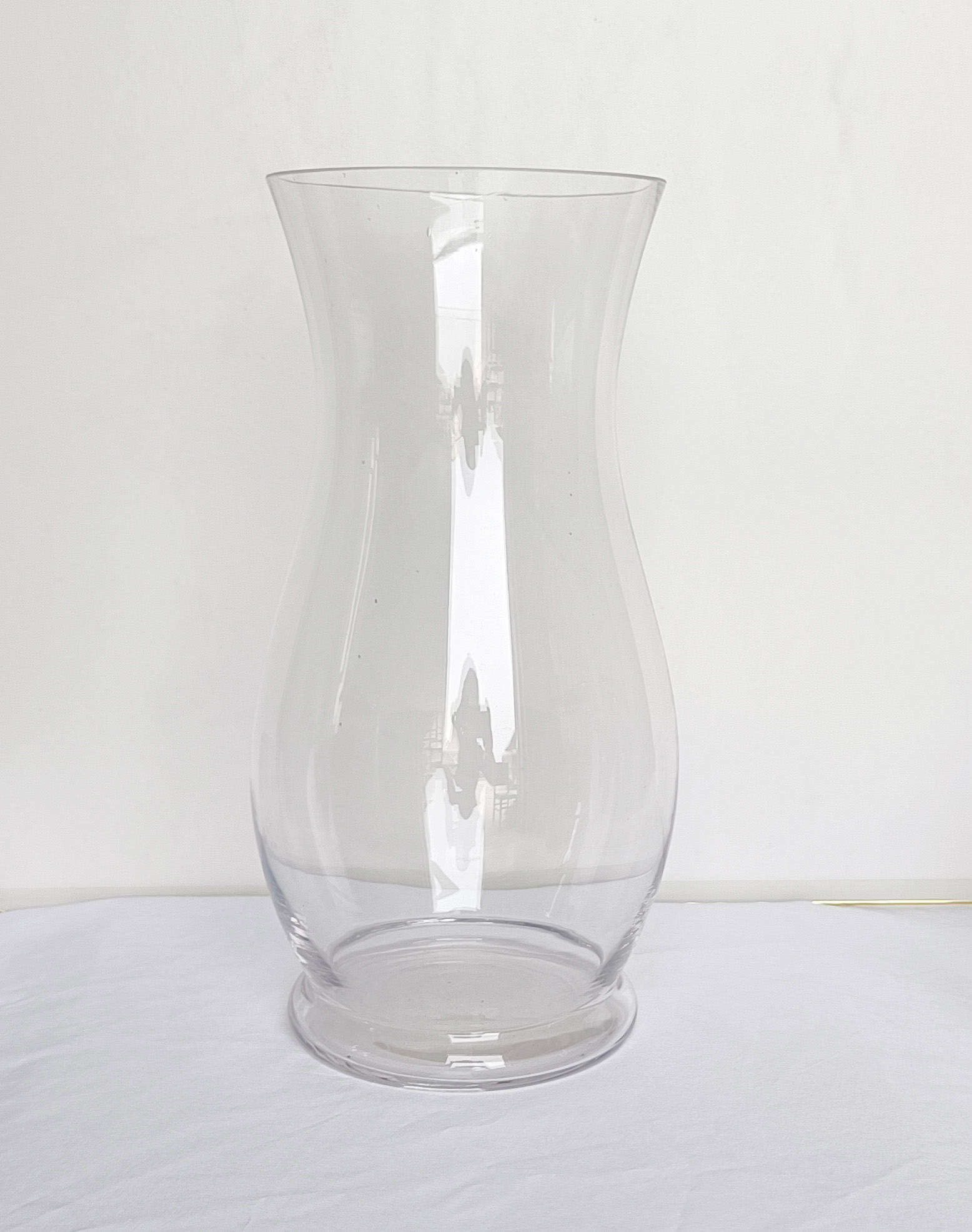 Hand made clear Vase