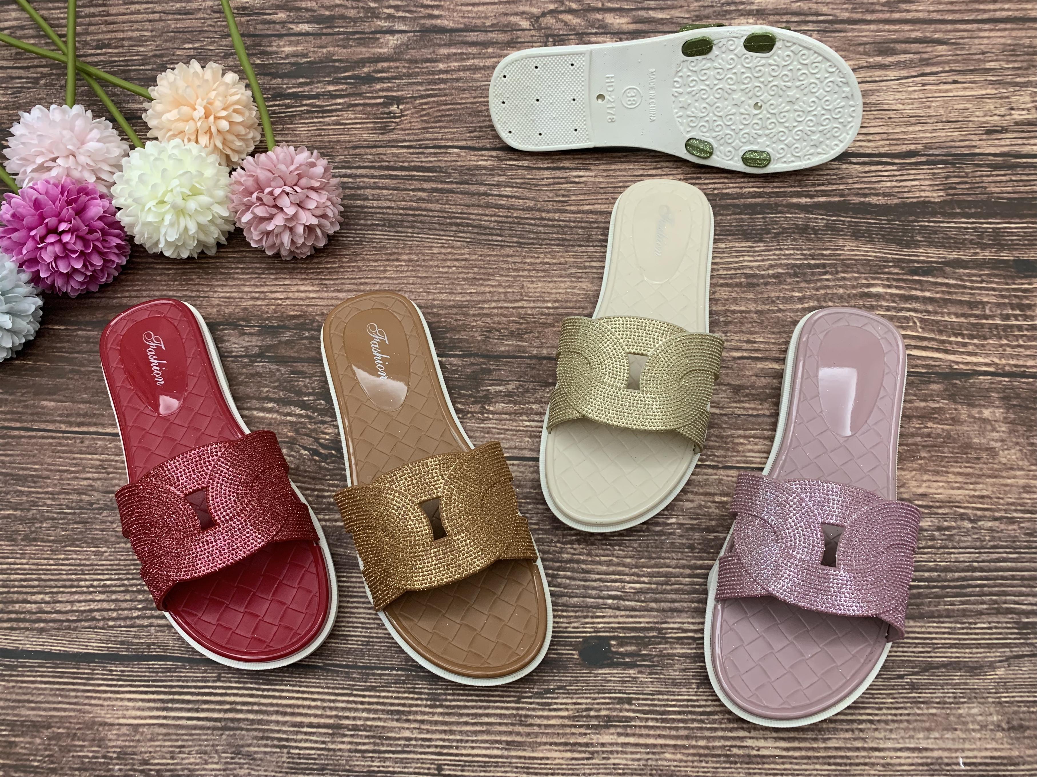 PCU+PVC2178 New lady's slippers