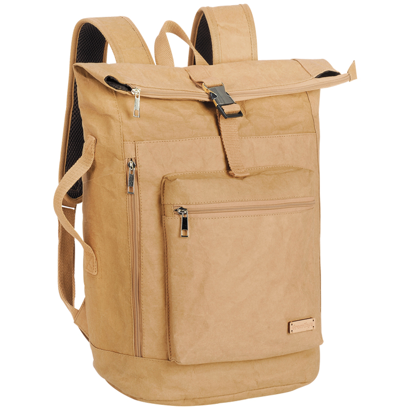 washable Kraft paper computer leisure backpack