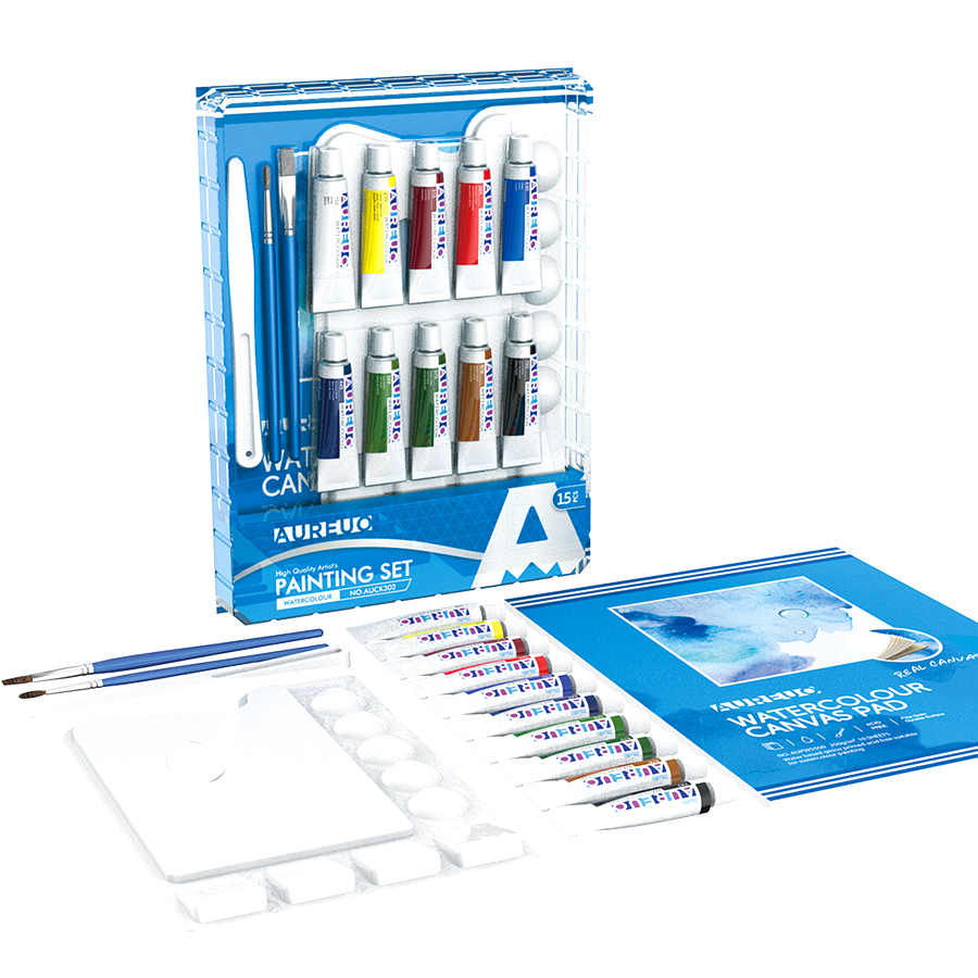 Paintingset-Watercolourcanvaspad