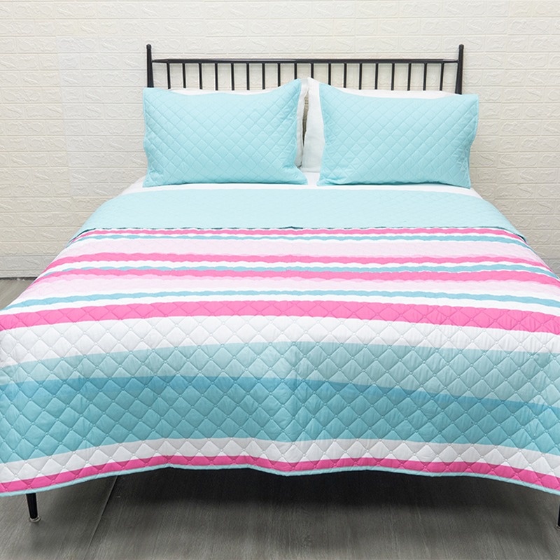 Patter print bed set wholesale print duvet cover set double bed sheet