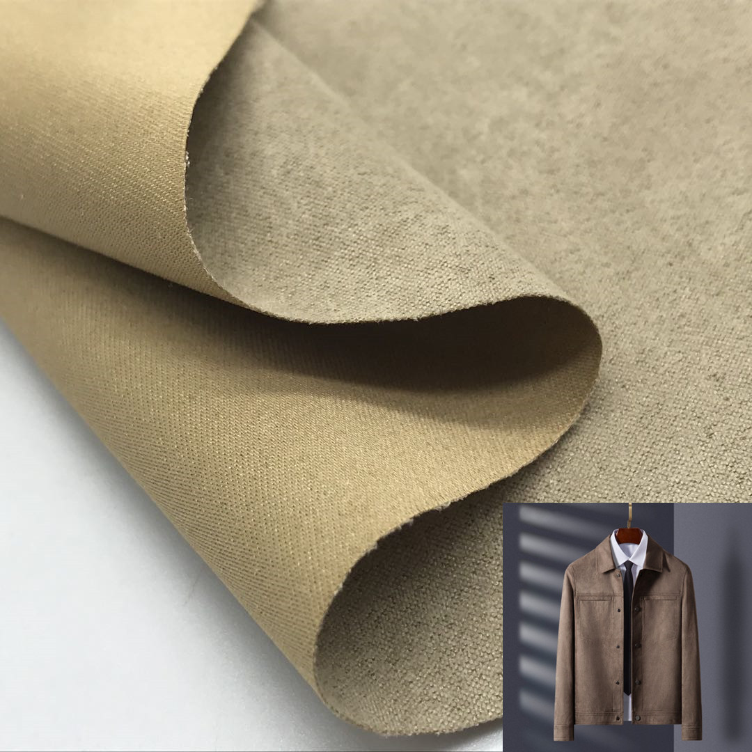 skin-friendly suede fabric for outdoor jacket down coat