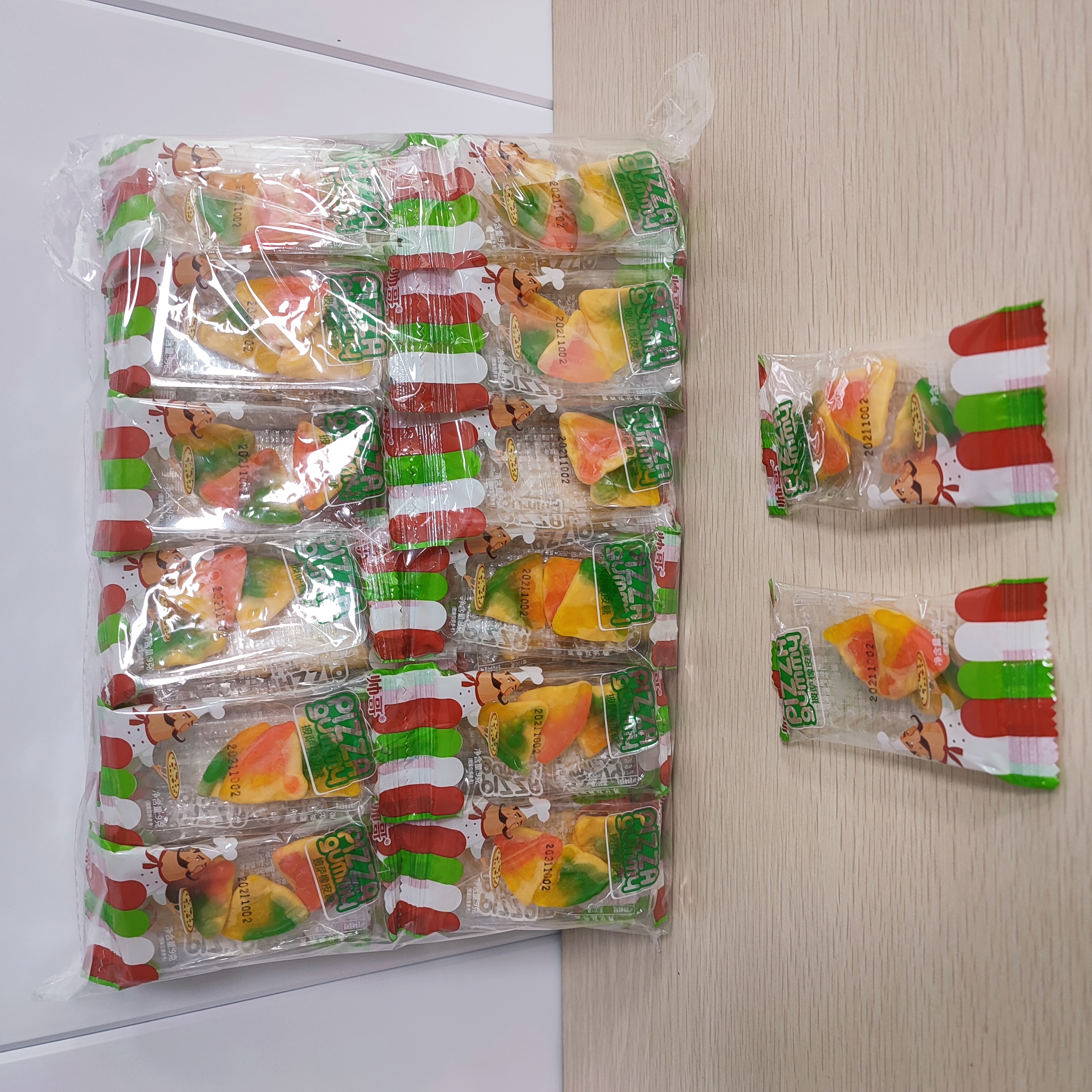 Hot Series Halal Gummy Pizza Candy For Wholesale