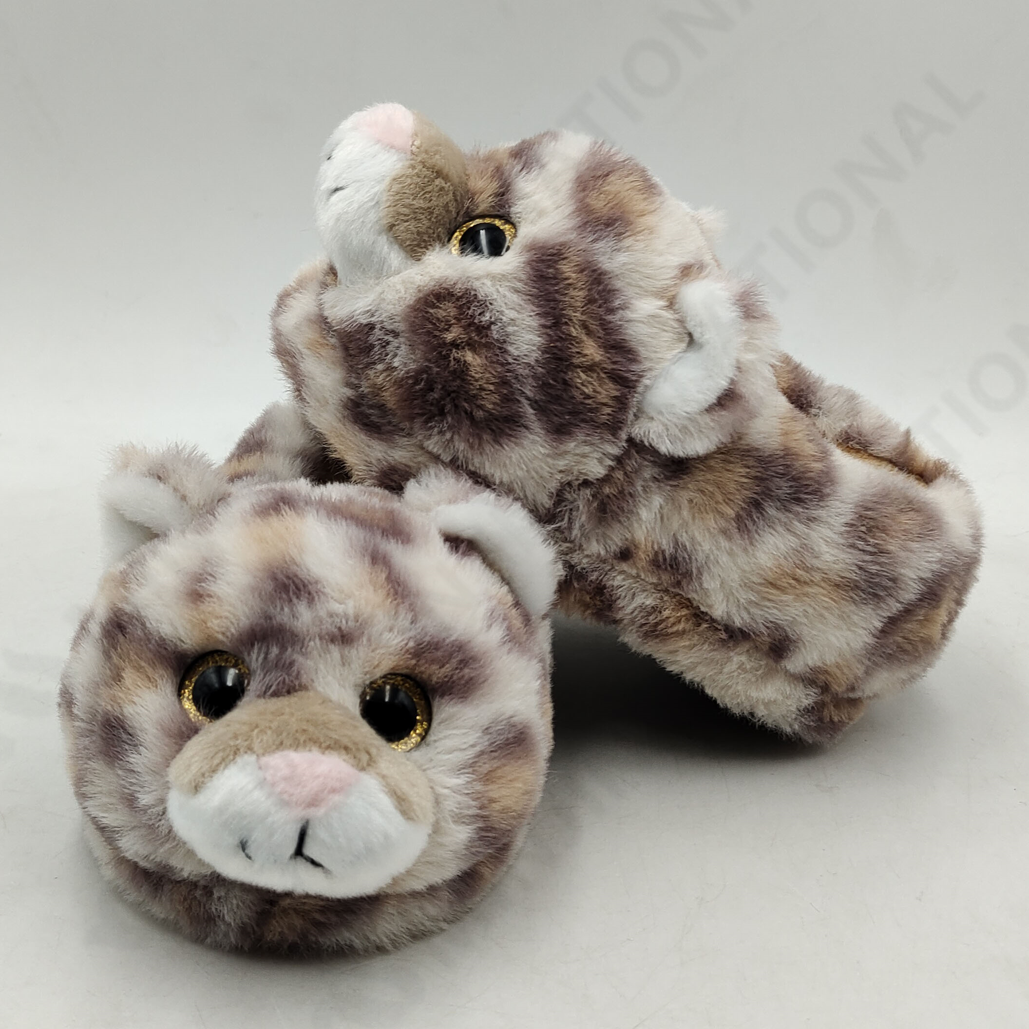Custom fashion hot sale High quality soft stuffed plush toy cute leopard slipper