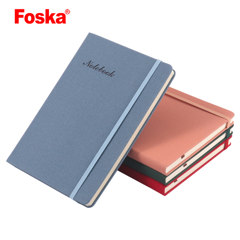 Foska Stationery Office Student A5 B5 PU Journal Note book with Rope