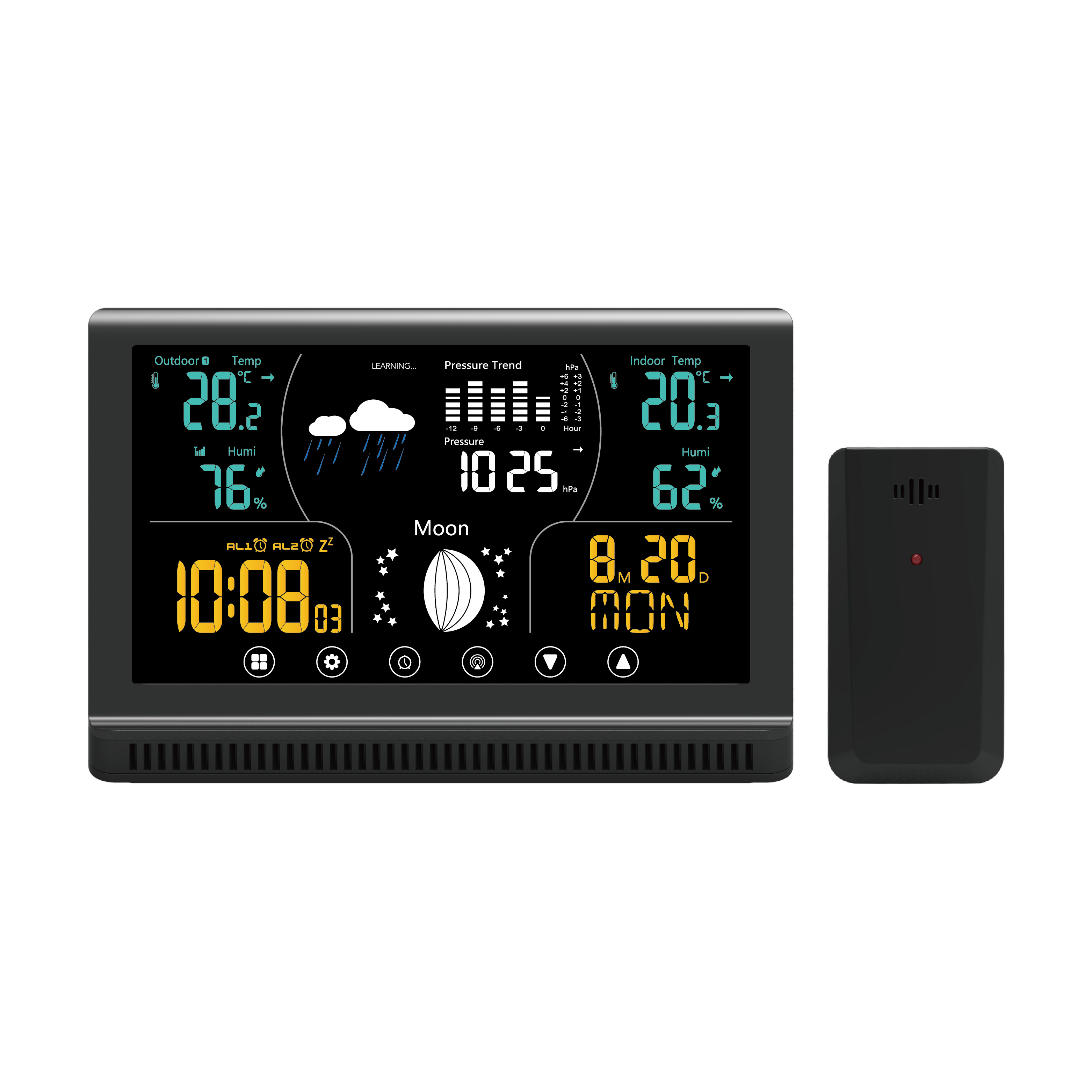 EWT8680 Radio controlled Wireless color weather station