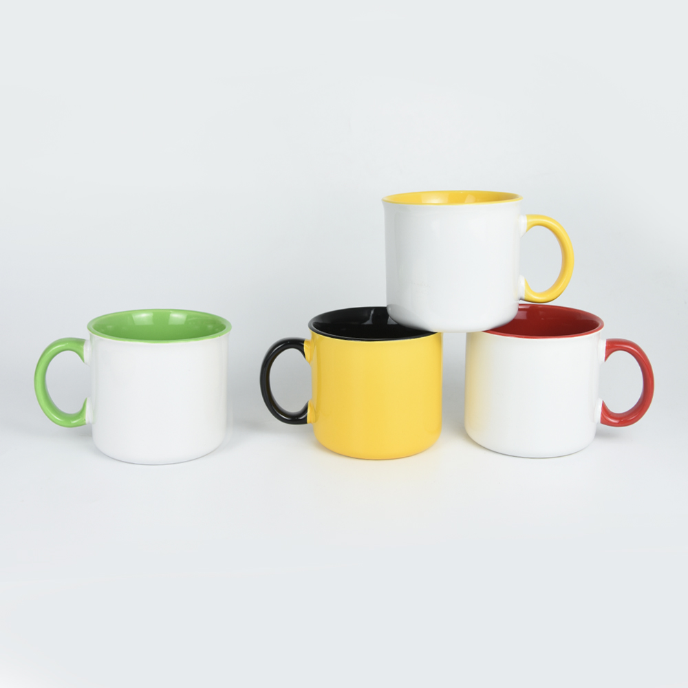 21oz coffee mug with solid color
