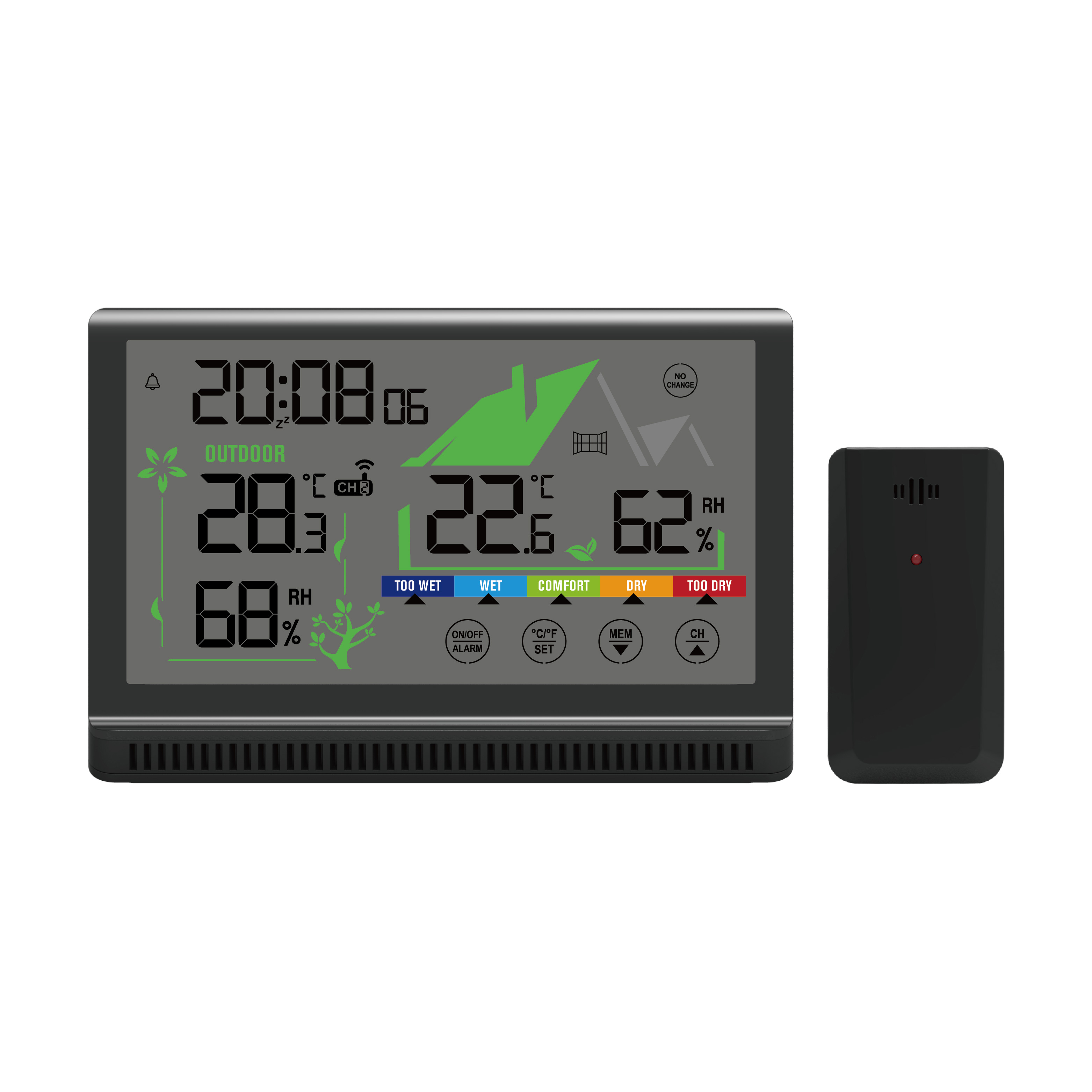 EWT8686 Wireless Weather Station with Touch Button