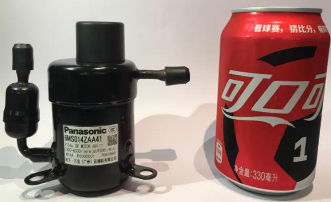 R134A Panasonic Household M series DC Inverter mini A/C Compressor 6MS020ZBB41