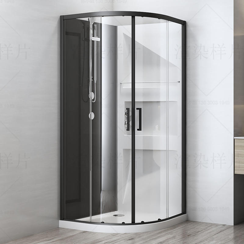 sliding door shower room cabin hidden screwless easy