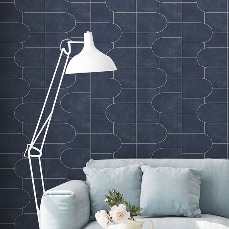 Classic Geometric Design PVC Waterproof Wallpaper