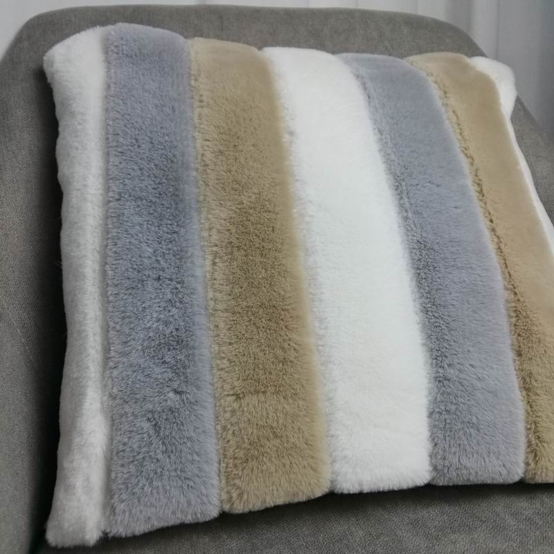 Fake rabbit fur blanket