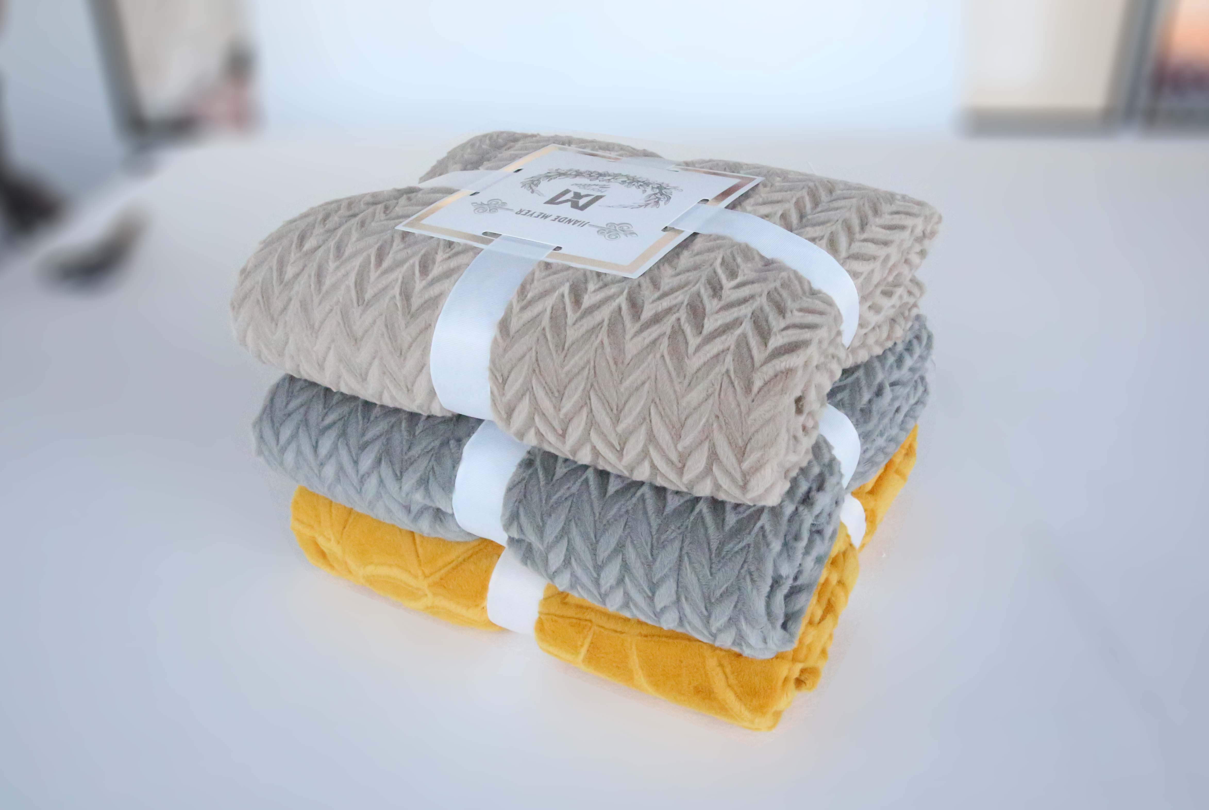 brushed rex rabbit fur blanket