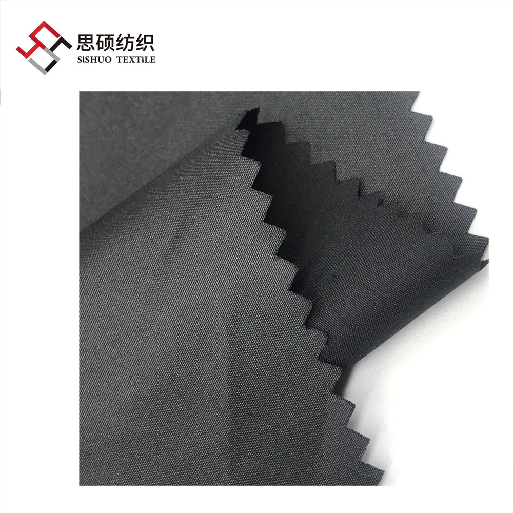 300T oil cire pongee fabric for outdoor jacket down coat