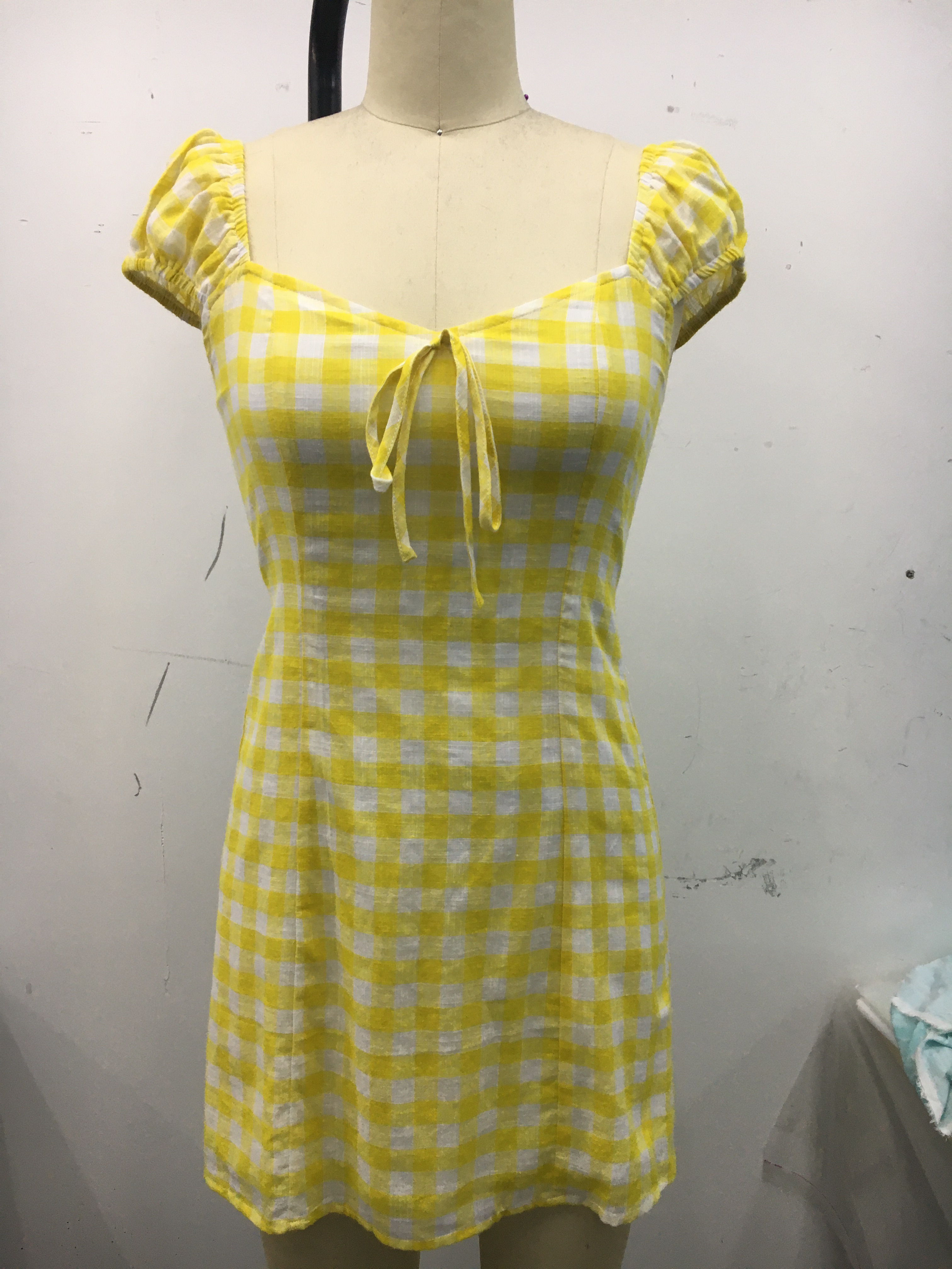 Checked dress