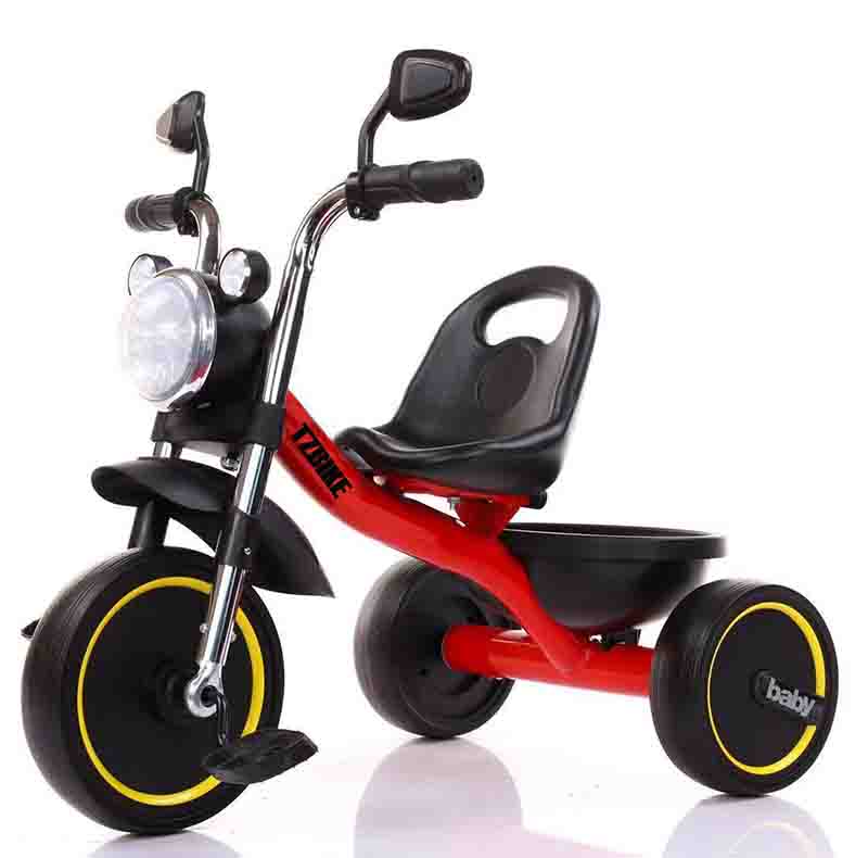 moto style handlebar children tricycle pedal tricycle