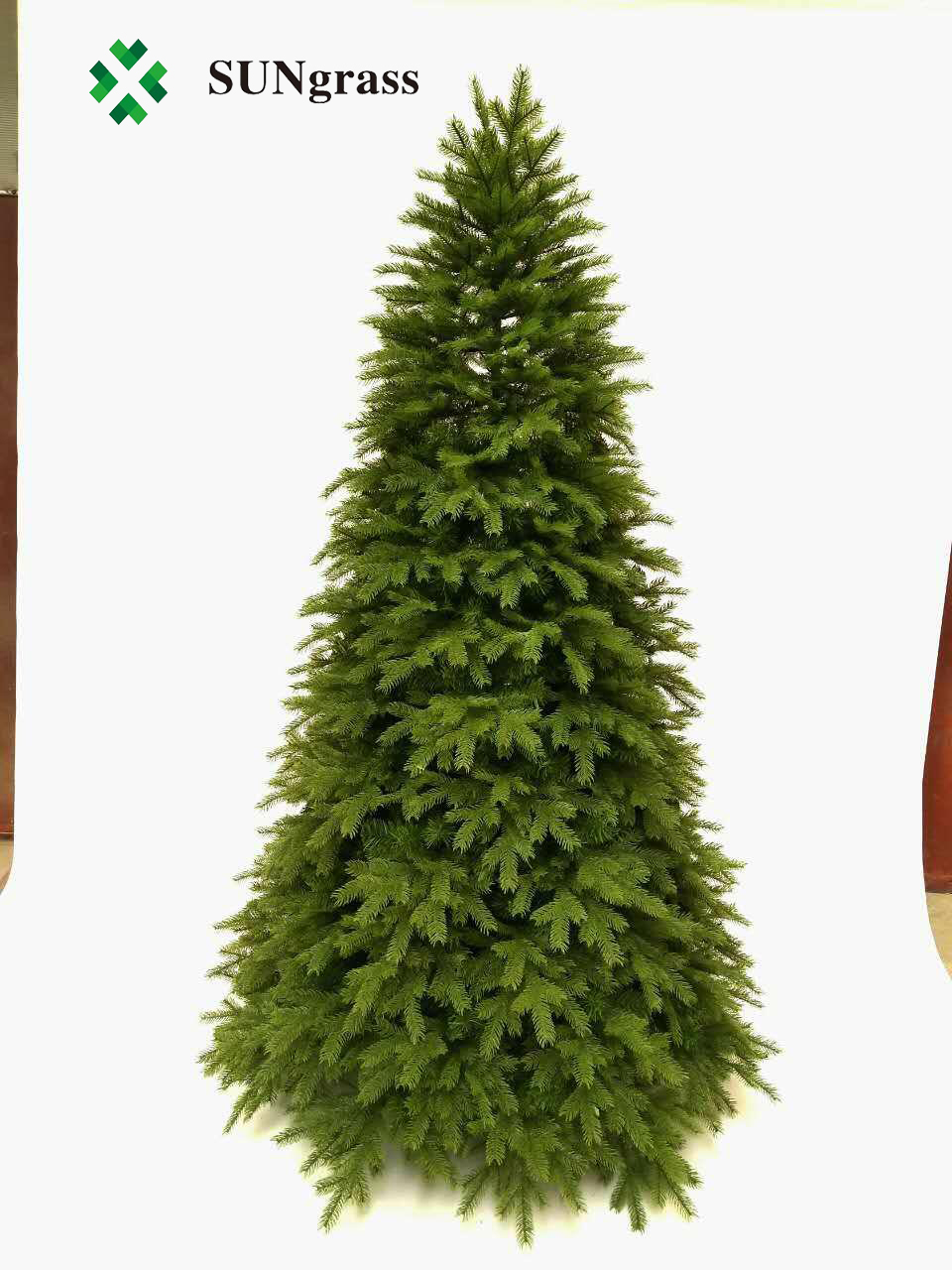 2m~3m Big Green Christmas Tree with Red decoration Artificial plant Christmas items festival decor