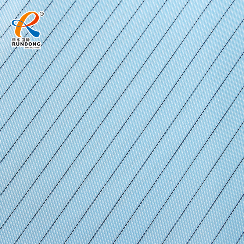 workwear anti static fabric for clean-room uniform