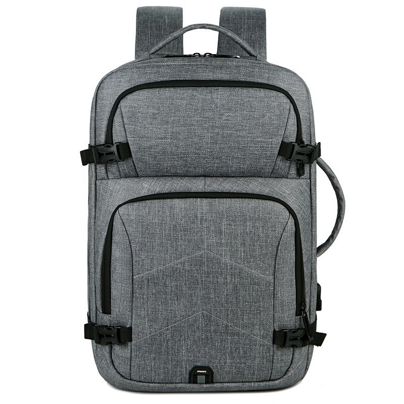 Large-capacity multi-compartment 15.6-inch computer bag, convenient charging and wear-resistant casual backpack