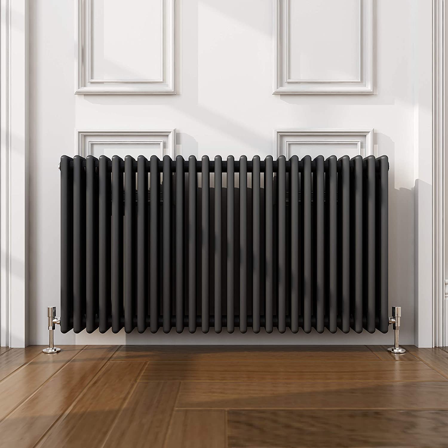 Bathroom heater column radiator