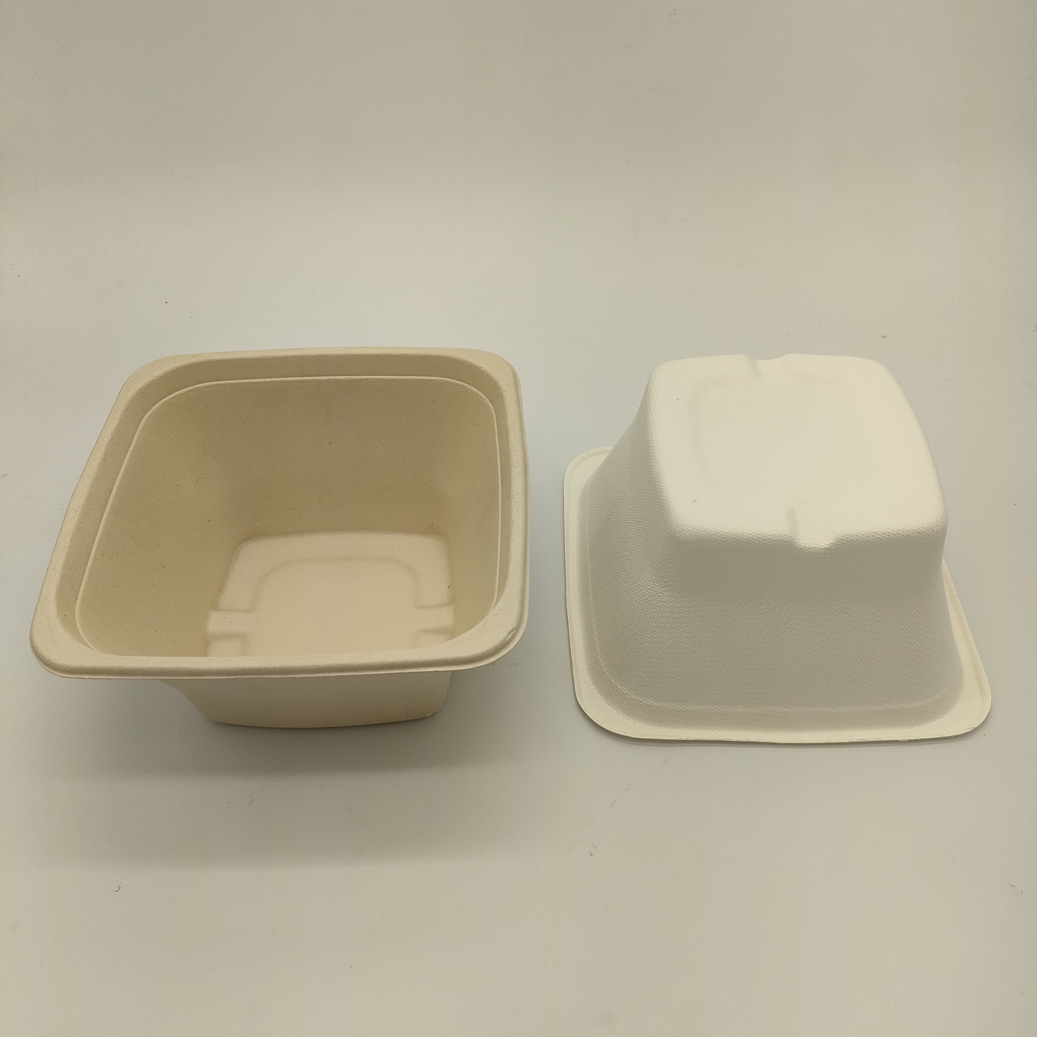 100% Biodegradable Disposable Food Square Bowl Sugarcane 16 oz 24oz/32oz/42oz Bowl
