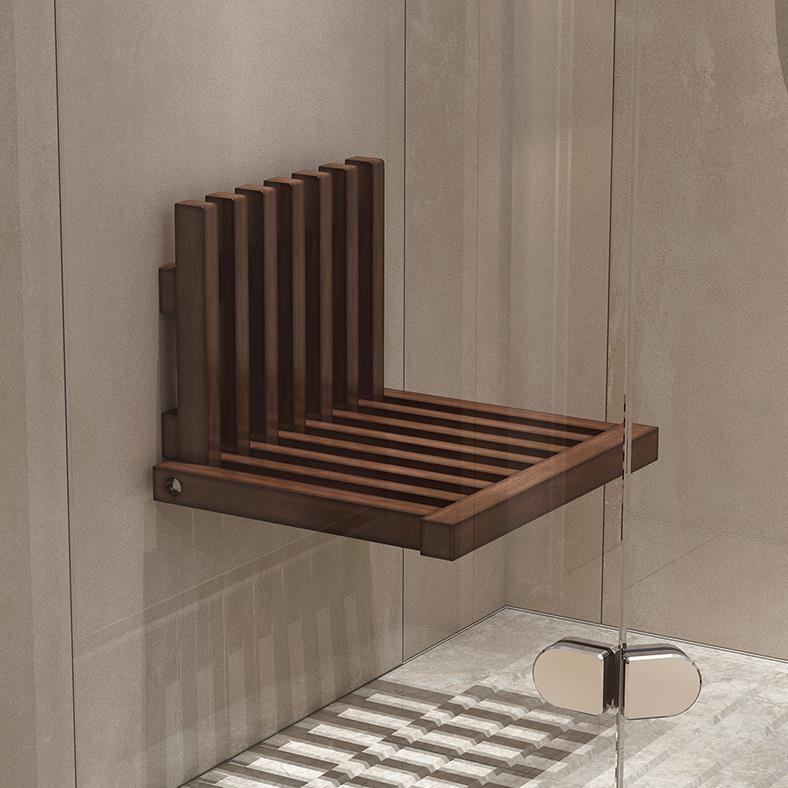 Hidden Wall Hanging Wall Shelf / Folding stool porch chair / Shoe Changing Stool / Household Door Shoe Cabinet Shoe Wearing Stool