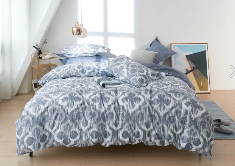 Geometric Stripe 100% polyester Duvet Cover set