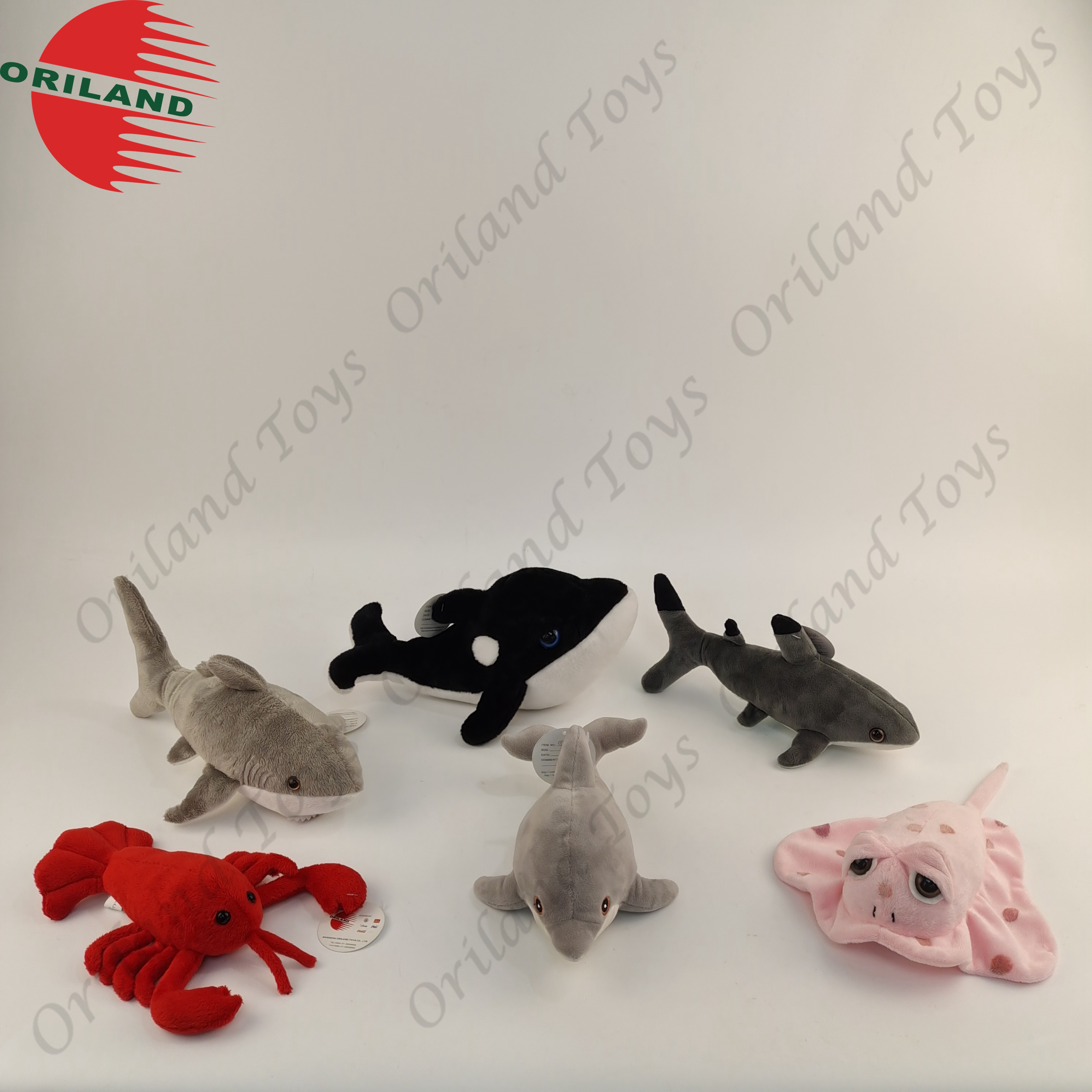 Handmade stuffed animals eco-friendly sea plush toys custom made kids soft toy manufacturer