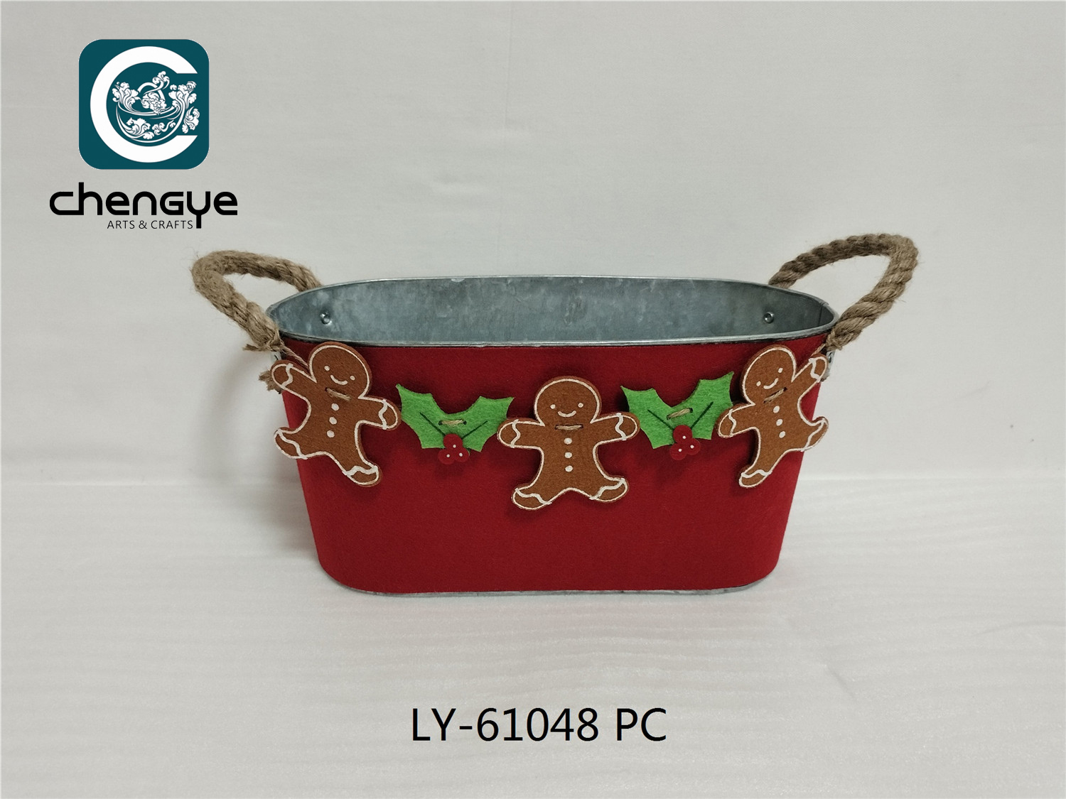 Metal Bucket, Christmas，storage