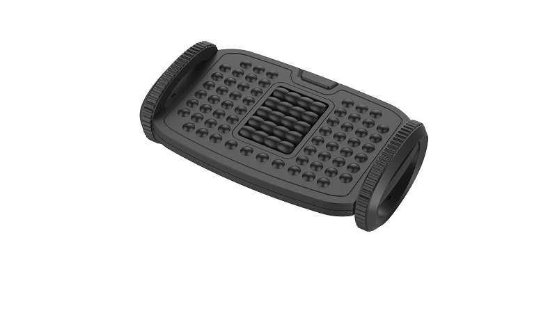 Footrest foot rest with ergonomic design plastic material angle height adjustable