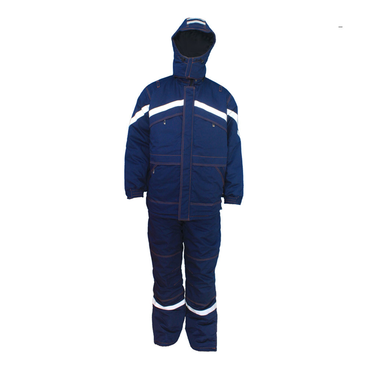 Mechanical work clothes flame retardant winter coat and suspender suit